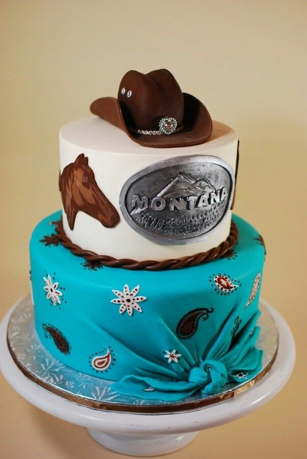 Cowgirl Birthday Cake Cowgirl Birthday Cake