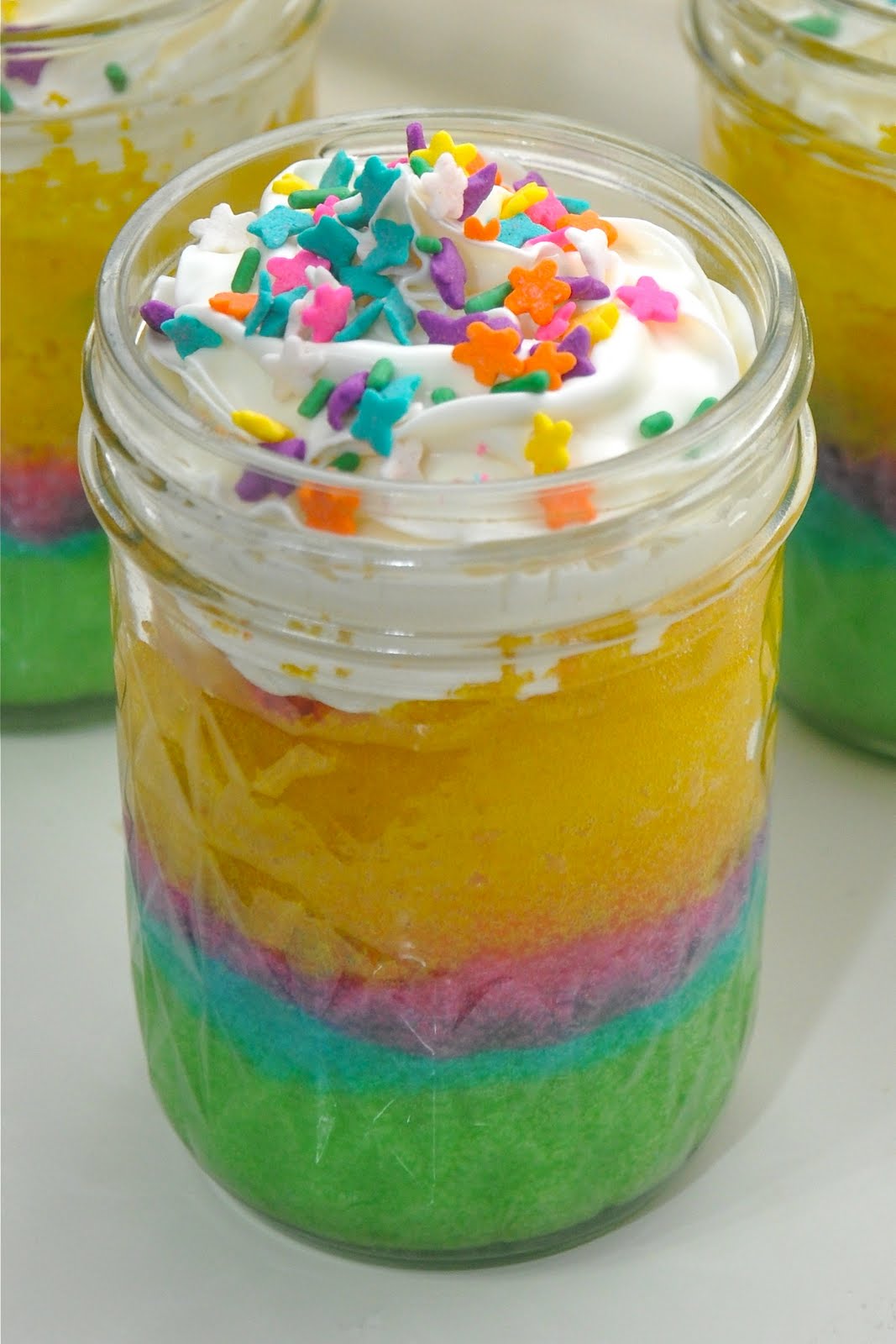 Cupcake Birthday Cake in a Jar Cupcake Birthday Cake in a Jar