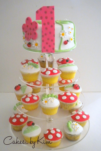 Cupcake First Birthday Cake Ideas Cupcake First Birthday Cake Ideas