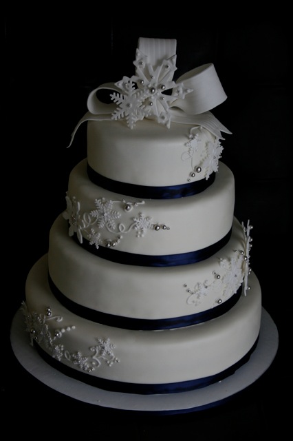 Cupcake Wedding Cakes Snow Flakes Cupcake Wedding Cakes Snow Flakes