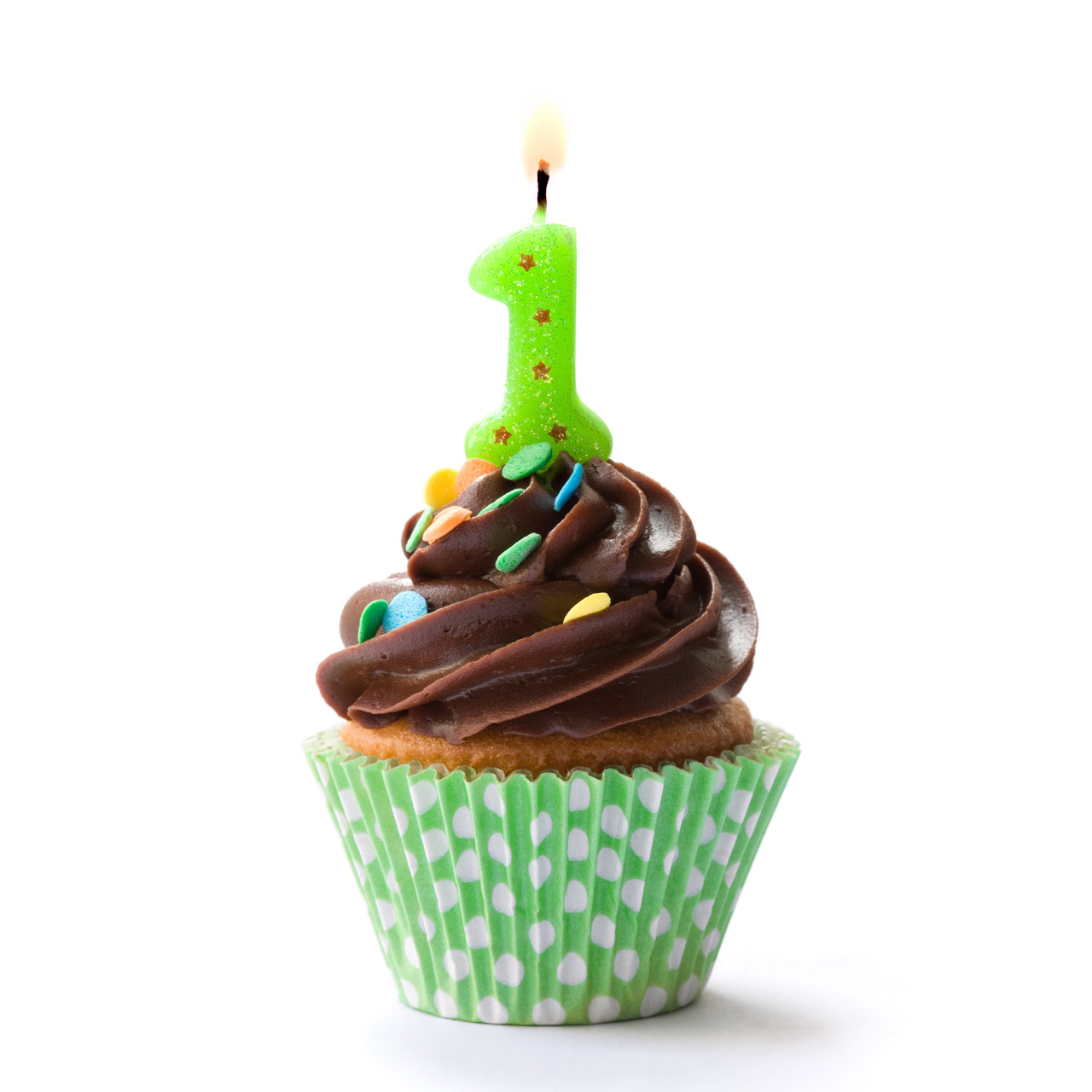 Cupcakes First Birthday Candle Cupcakes First Birthday Candle