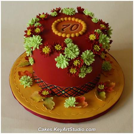 Fall Birthday Cake Fall Birthday Cake