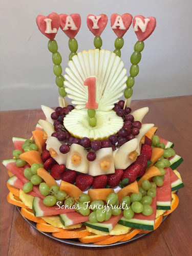 Fruit Birthday Cake Fruit Birthday Cake