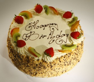Fruit Birthday Cake Fruit Birthday Cake