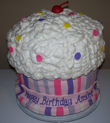 Giant Cupcake Birthday Cake Giant Cupcake Birthday Cake