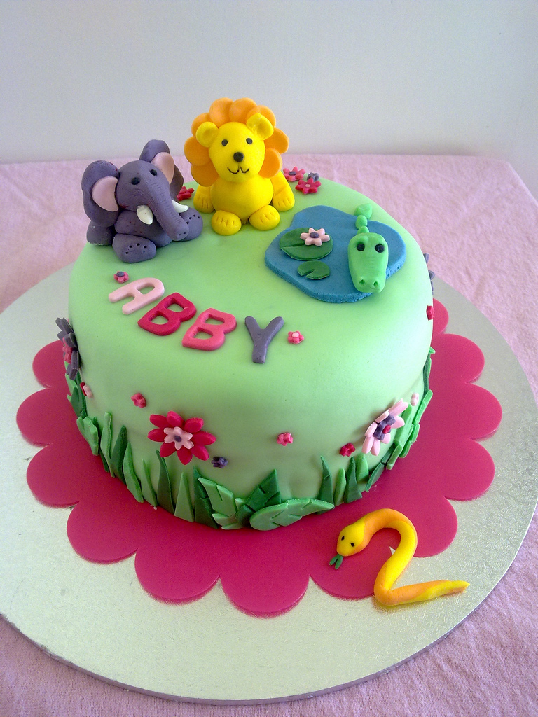 Girl 2nd Birthday Cake Girl 2nd Birthday Cake
