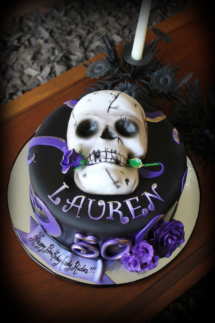 Gothic Birthday Cake Gothic Birthday Cake