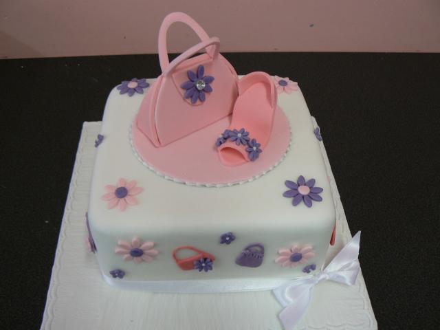 Handbag and Shoes Birthday Cake Handbag and Shoes Birthday Cake