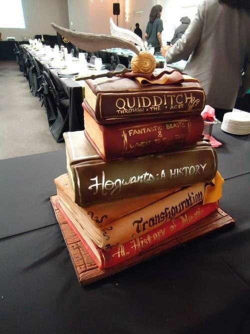 Harry Potter Books Cake Harry Potter Books Cake