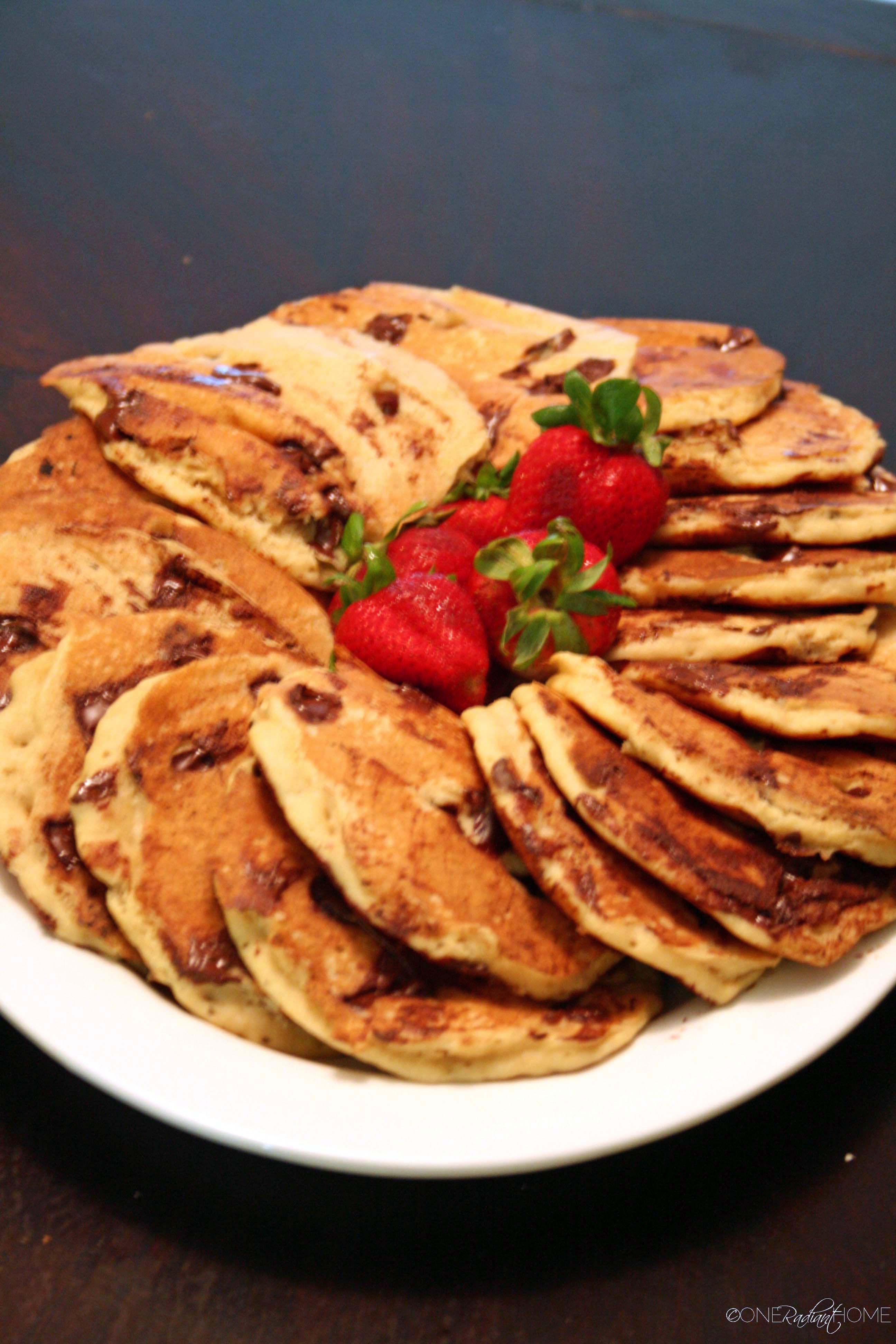 Healthy Chocolate Chip Pancakes Healthy Chocolate Chip Pancakes