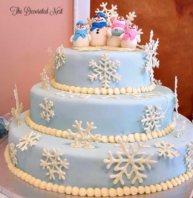 It's Cold Outside Baby Shower Cake It's Cold Outside Baby Shower Cake