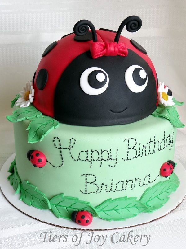Ladybug Birthday Cake Decoration Ladybug Birthday Cake Decoration