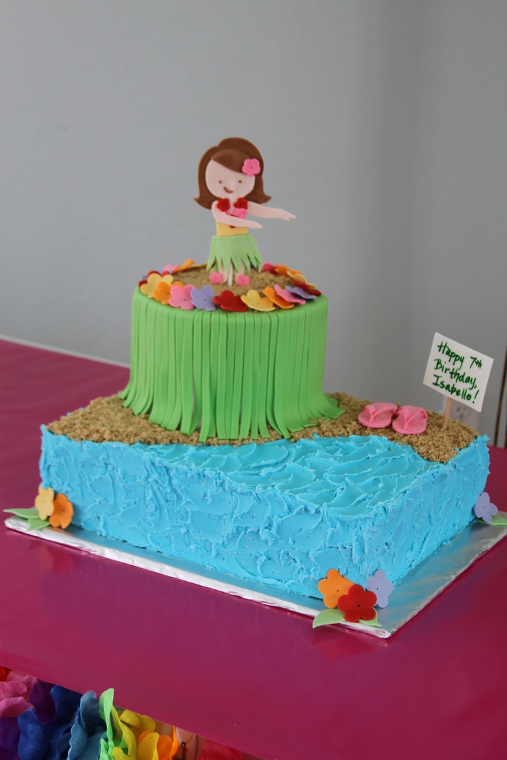 Luau Birthday Party Cake Ideas