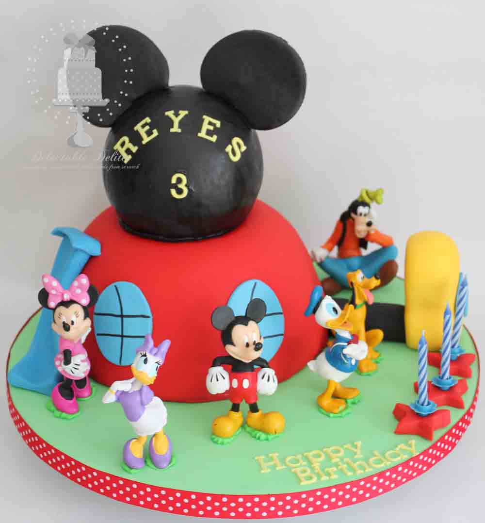 6 Photos of Mickey Mouse Clubhouse Birthday Cupcakes