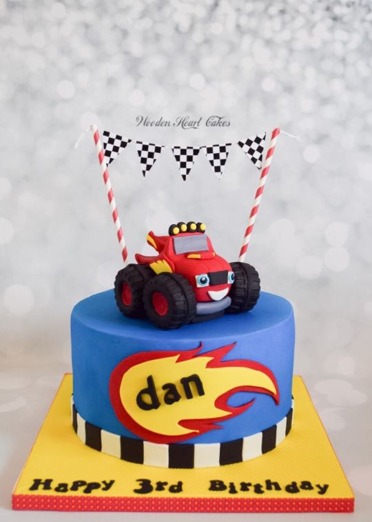 Monster Machine Birthday Cake Blaze Monster Machine Birthday Cake Blaze