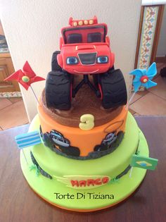 Monster Machine Birthday Cake Blaze Monster Machine Birthday Cake Blaze