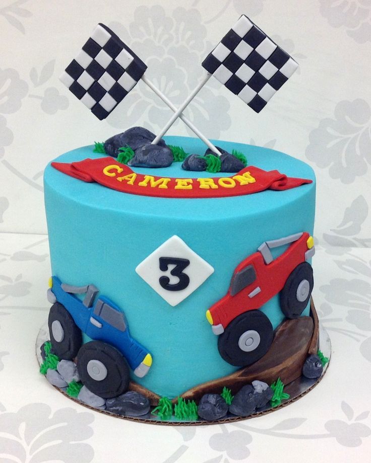 Monster Truck Cake