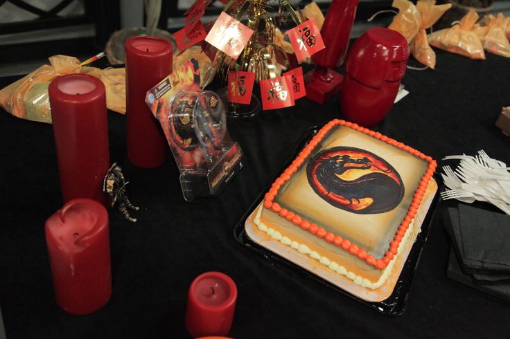 Mortal Kombat Birthday Cake Mortal Kombat Birthday Cake