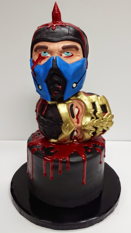 Mortal Kombat Birthday Cake Mortal Kombat Birthday Cake