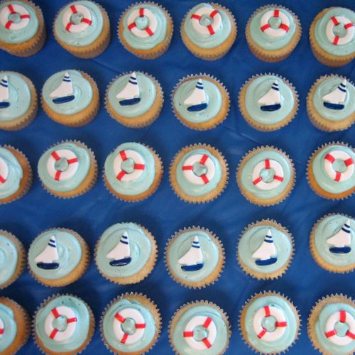 9 Nautical Baby Boy Shower Cupcakes Photo Nautical Baby Shower 9 Nautical Baby Boy Shower Cupcakes Photo Nautical Baby Shower