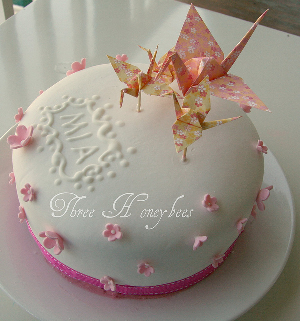 Origami Birthday Cake Origami Birthday Cake