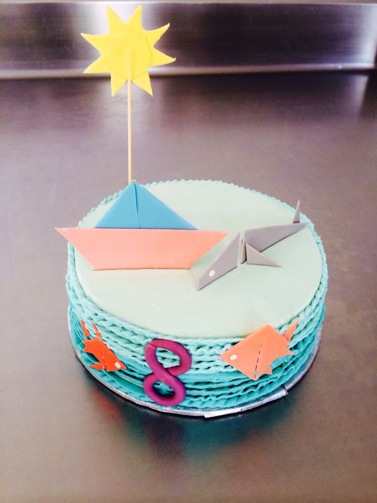 Origami Birthday Cake Origami Birthday Cake