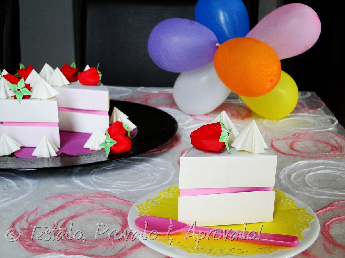 Origami Birthday Cake Origami Birthday Cake