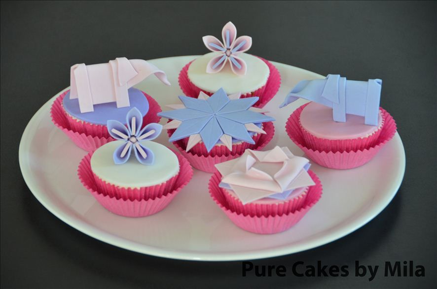Origami Cupcakes Origami Cupcakes