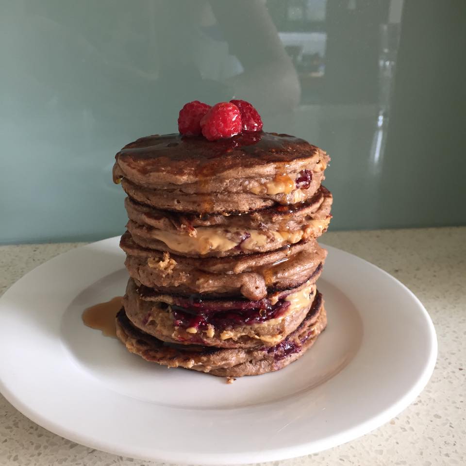 Pancakes with Butter and Jam Pancakes with Butter and Jam