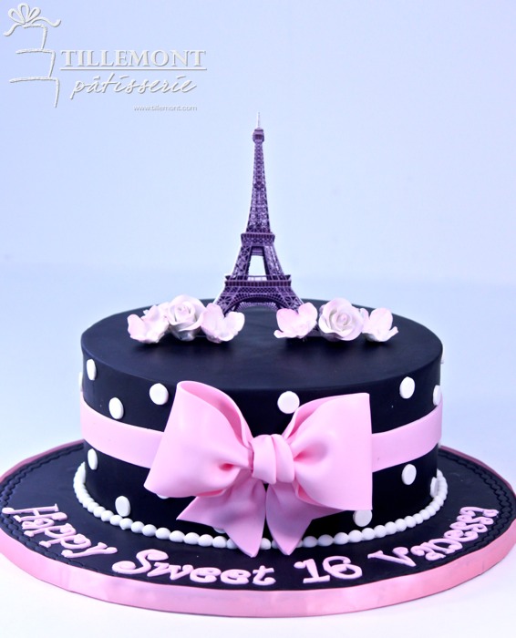 Paris Sweet 16 Cake Paris Sweet 16 Cake