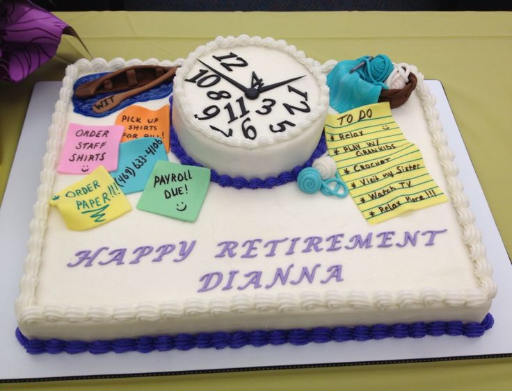 Pinterest Retirement Cakes Pinterest Retirement Cakes