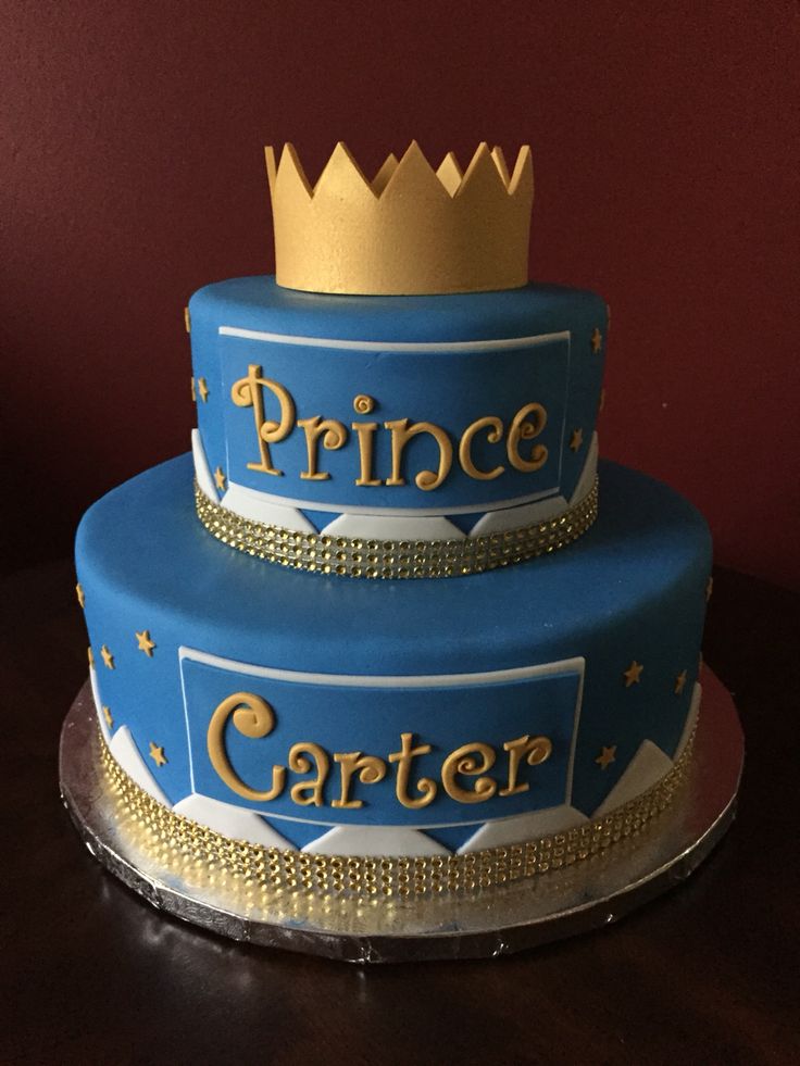 Prince First Birthday Cake Prince First Birthday Cake