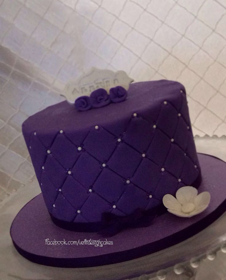 Purple Birthday Cake Purple Birthday Cake