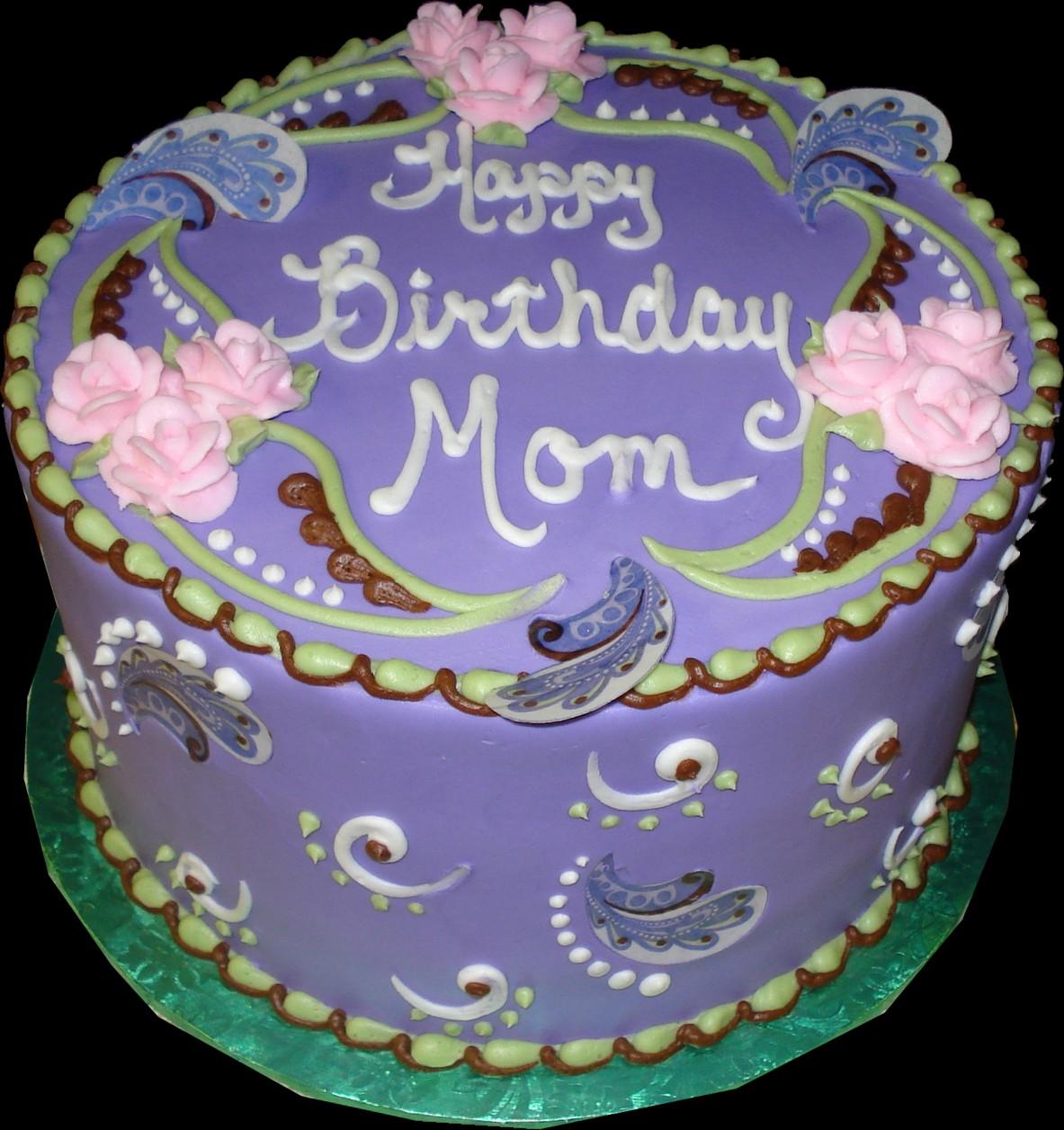 Purple Paisley Birthday Cake Purple Paisley Birthday Cake