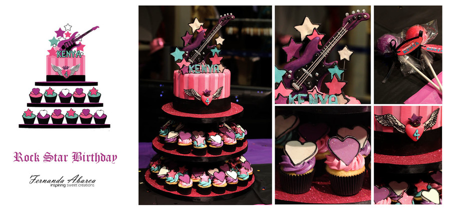 Rock Star Birthday Cake Rock Star Birthday Cake