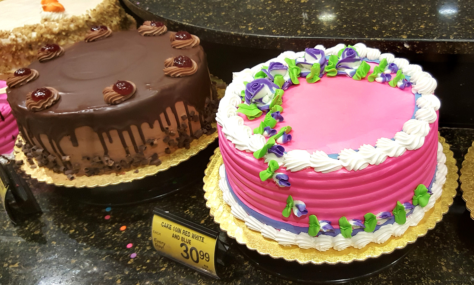 12 safeway white cakes