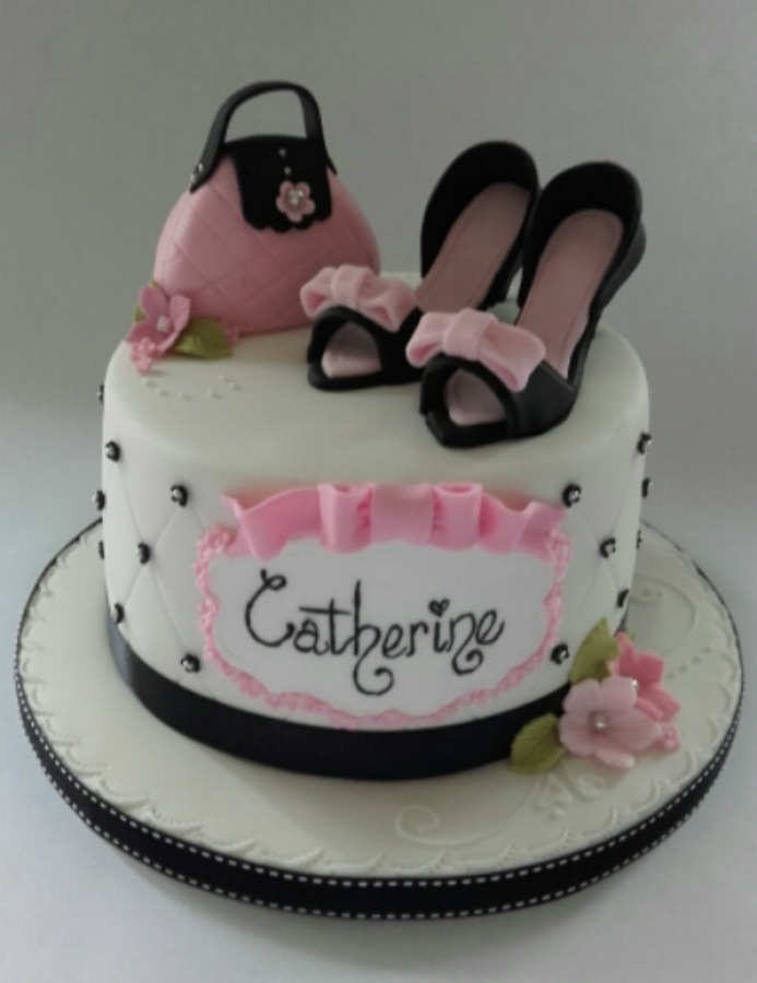 Shoe and Purse Birthday Cake Shoe and Purse Birthday Cake