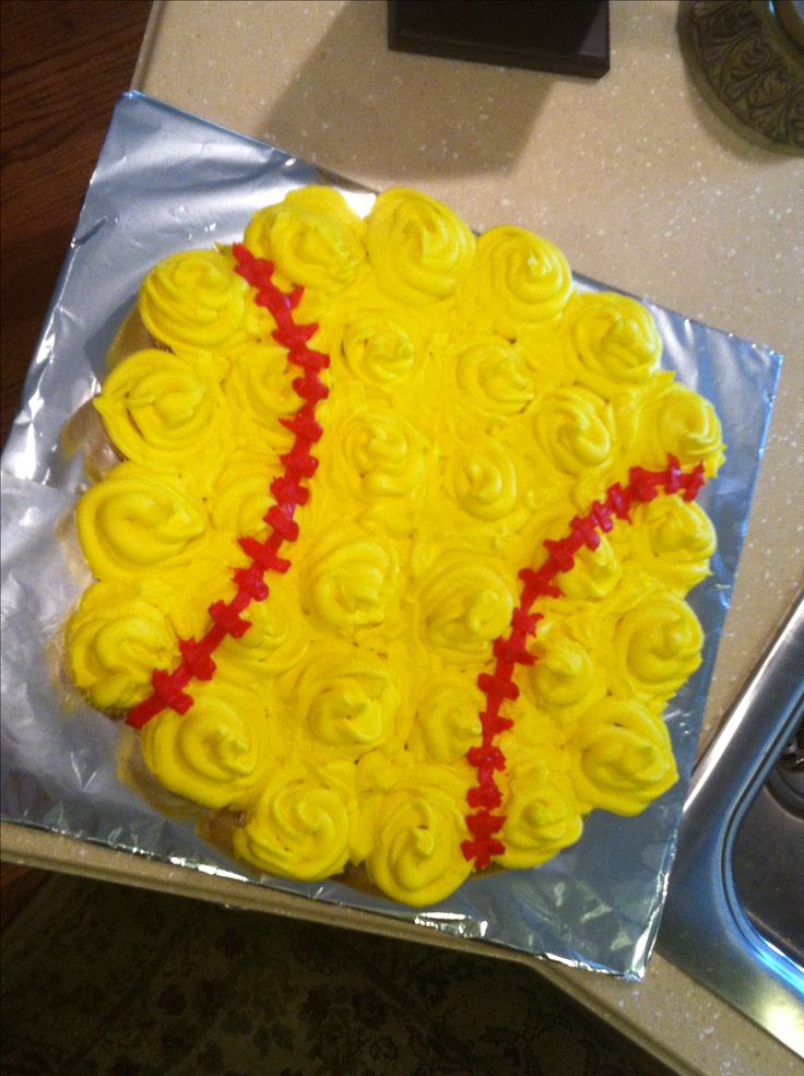 11 Photos of Softball Birthday Cupcakes 11 Photos of Softball Birthday Cupcakes