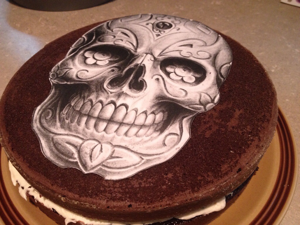 Sugar Skull Cake Sugar Skull Cake