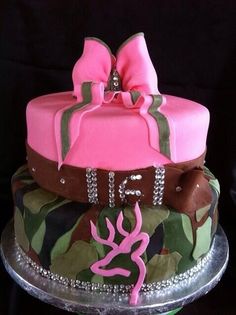 Sweet 16 Camo Birthday Cake Sweet 16 Camo Birthday Cake