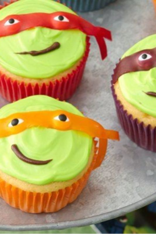 Teenage Mutant Ninja Turtle Cupcakes Teenage Mutant Ninja Turtle Cupcakes