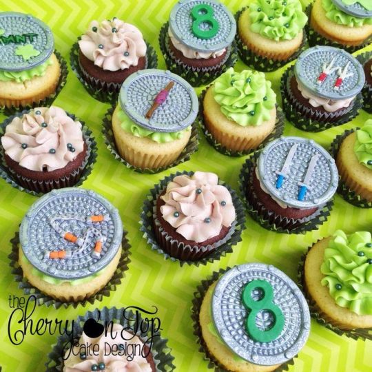 Teenage Mutant Ninja Turtles Birthday Cupcakes Teenage Mutant Ninja Turtles Birthday Cupcakes