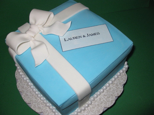 Tiffany Box Wedding Shower Cake Tiffany Box Wedding Shower Cake