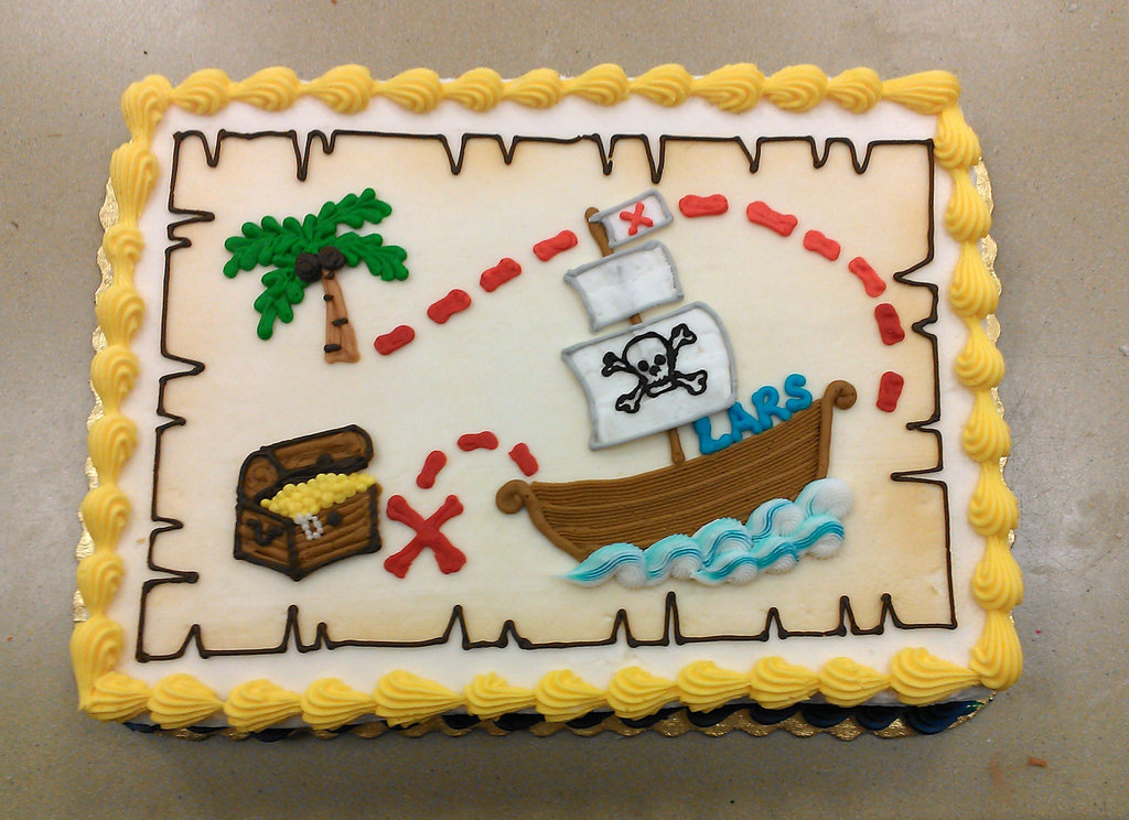 10 Photos of Pirate Map Birthday Cakes 10 Photos of Pirate Map Birthday Cakes