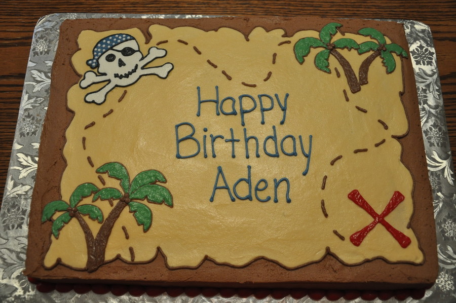 Treasure Map Cake Treasure Map Cake