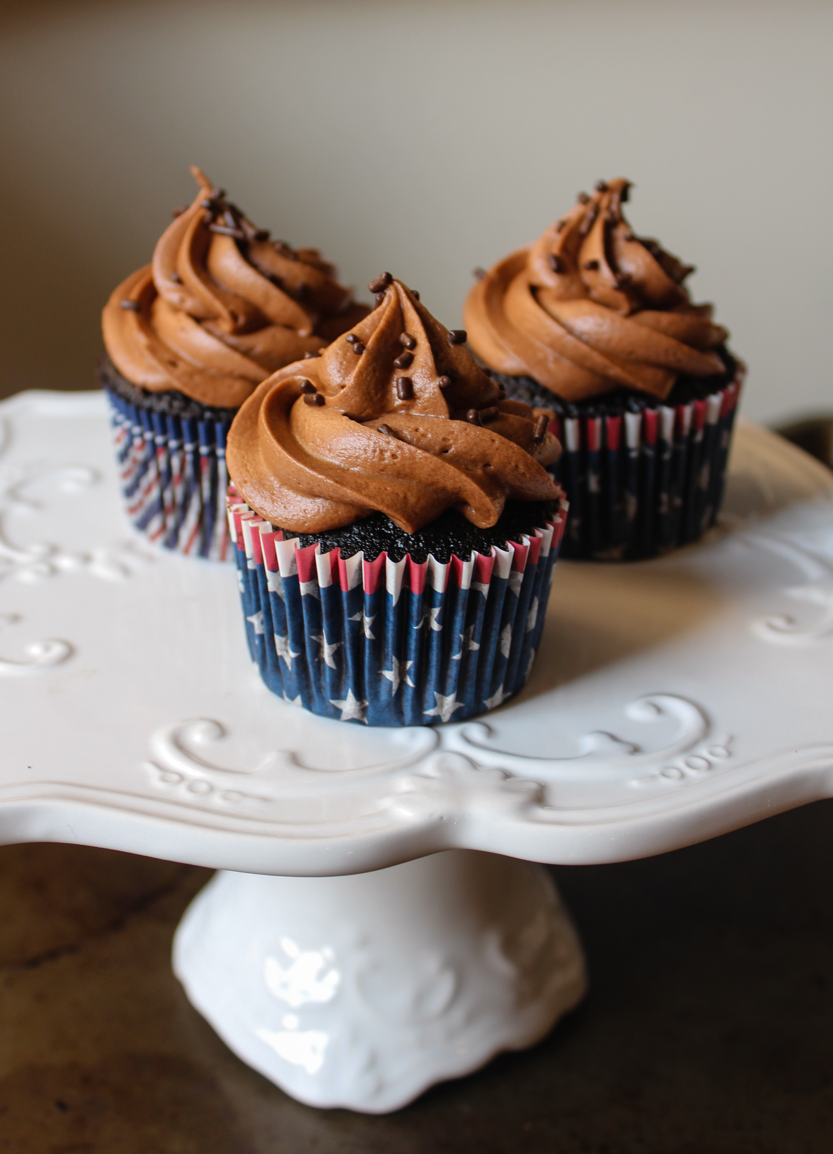 Triple Chocolate Cupcakes Triple Chocolate Cupcakes