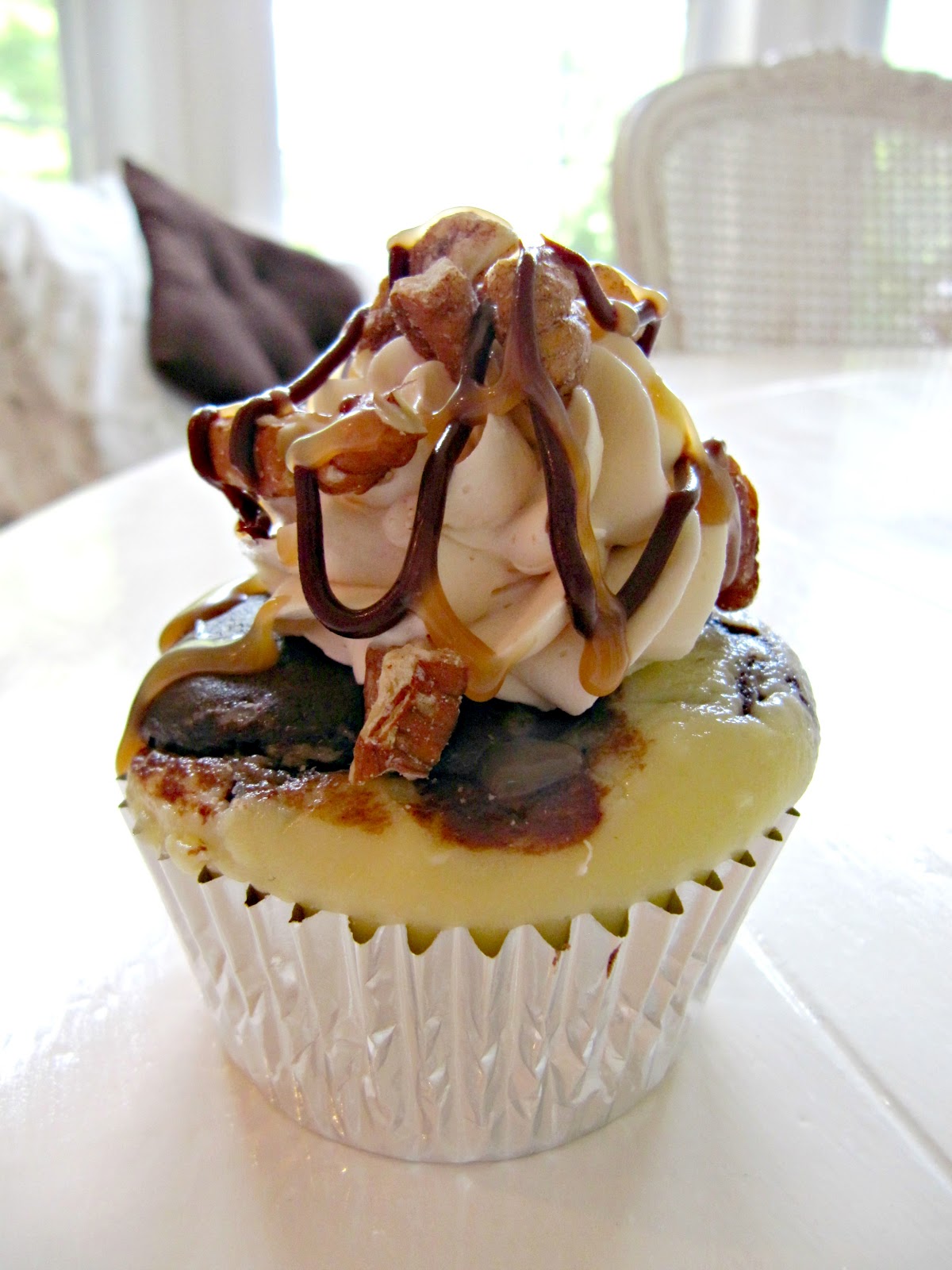 Turtle Cheesecake Cupcakes Recipe Turtle Cheesecake Cupcakes Recipe