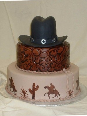 Western Cowboy Birthday Cake Western Cowboy Birthday Cake