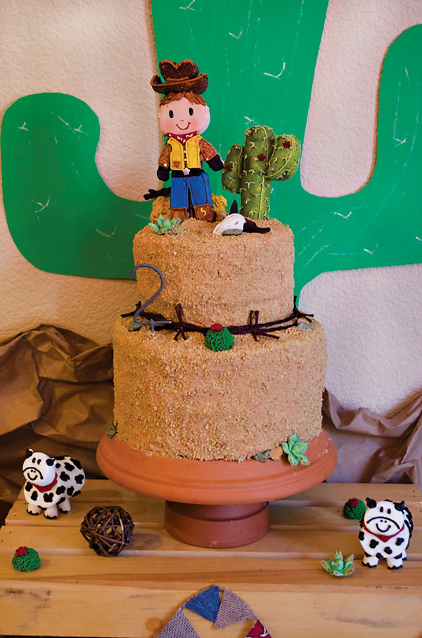 Western Themed Birthday Cake Western Themed Birthday Cake