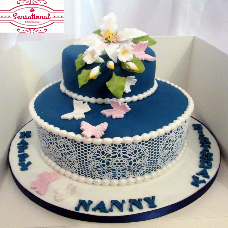 2 Tier Birthday Cake 2 Tier Birthday Cake